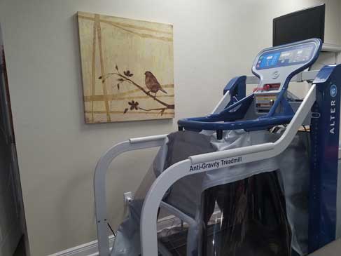 eBella Magazine covers AlterG phsyical therapy machine at Physionetics, Naples, Florida.